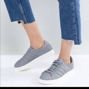 Adidas Campus snake scales grey sneakers size 8.5